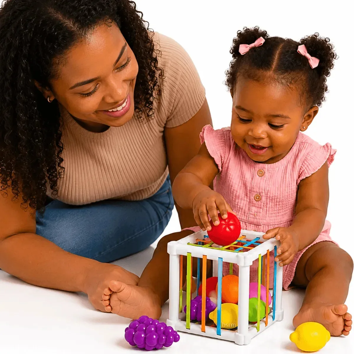 Kit Brinquedos Educativos Cubo Desenvolvimento Sensorial Padrão
