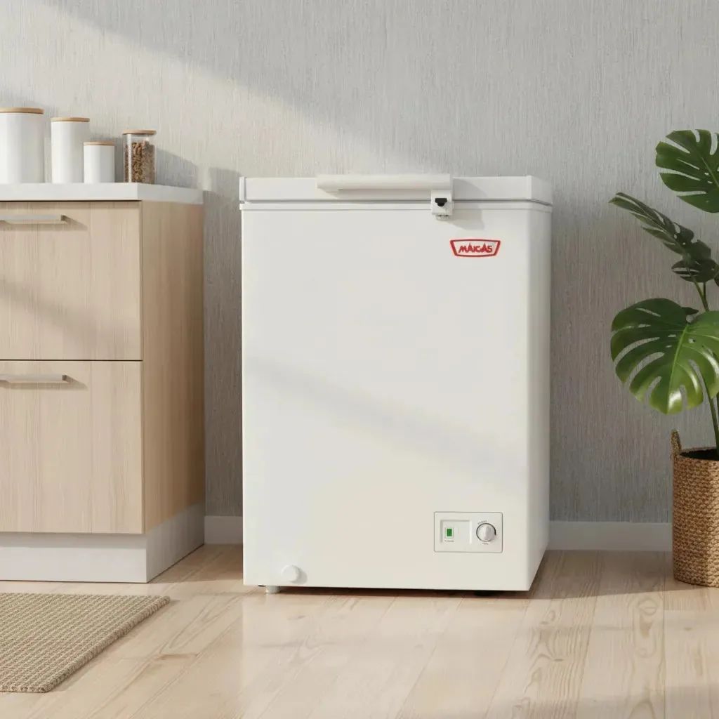 Congelador branco duplo de 100 litros BD100b