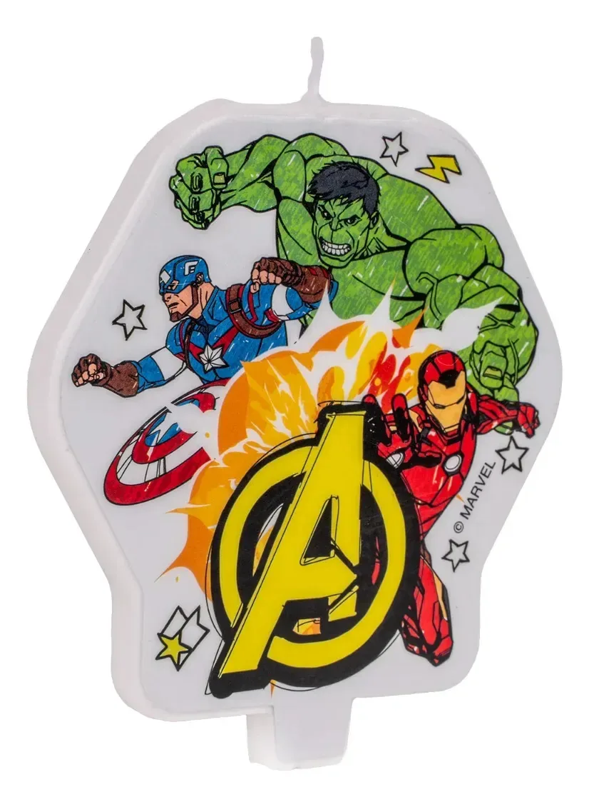 Velas Avengers Design 1 unidade
