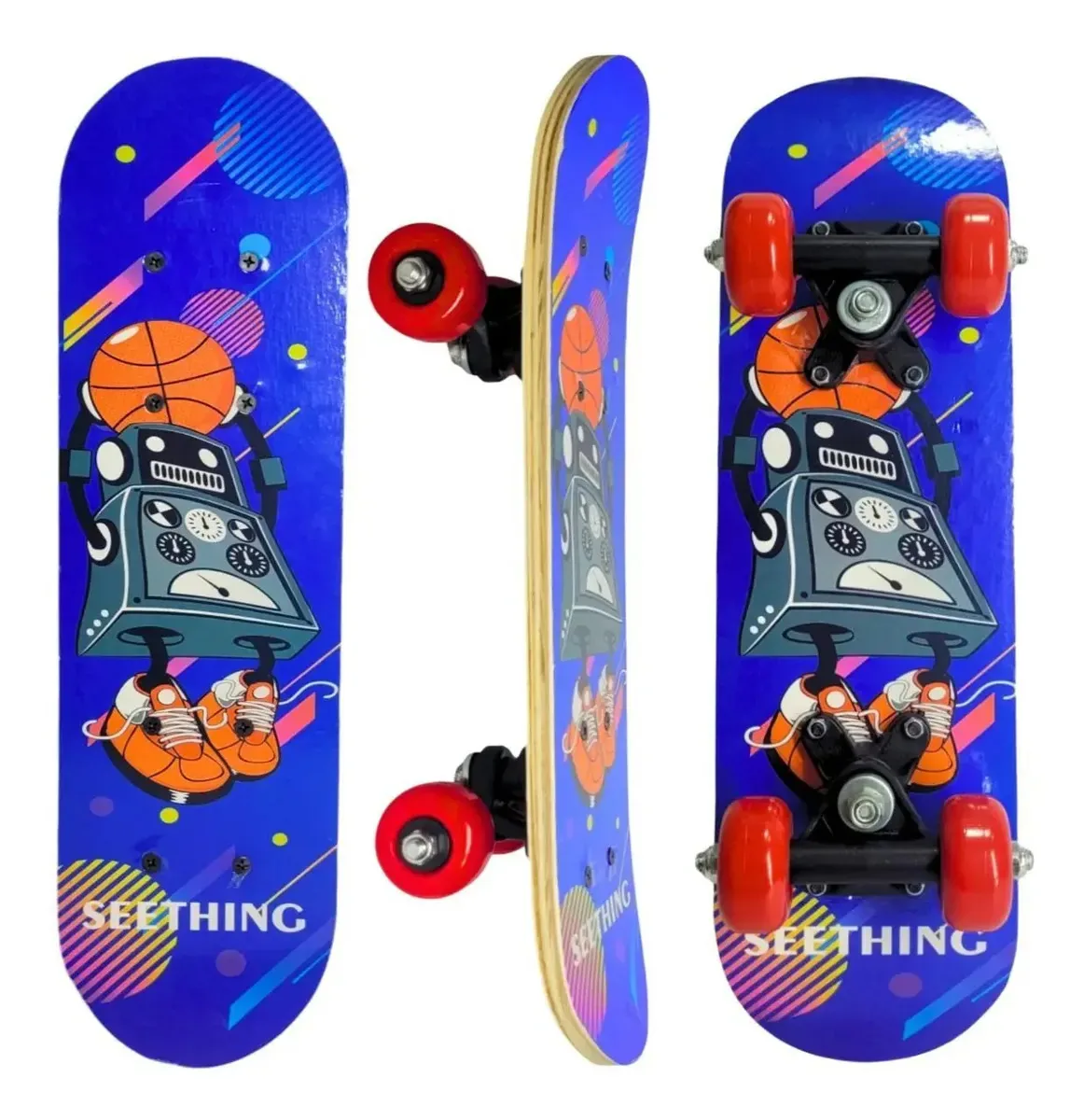 Mini Skate Brinquedo Infantil Dm Radical Jr. Iniciantes