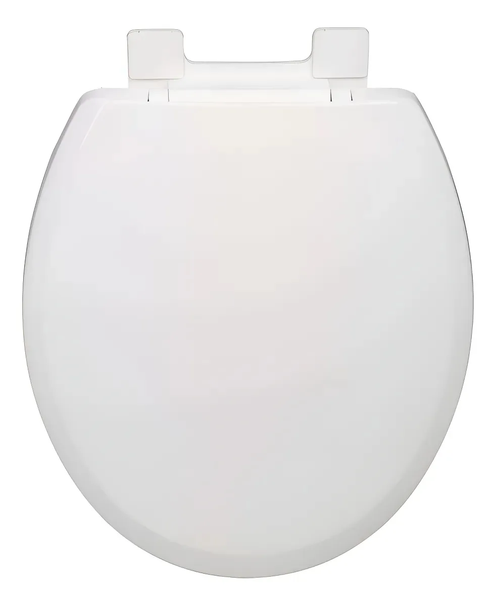 Assento Sanitário Oval Sannys Branco, com Fechamento Suave e Tampa