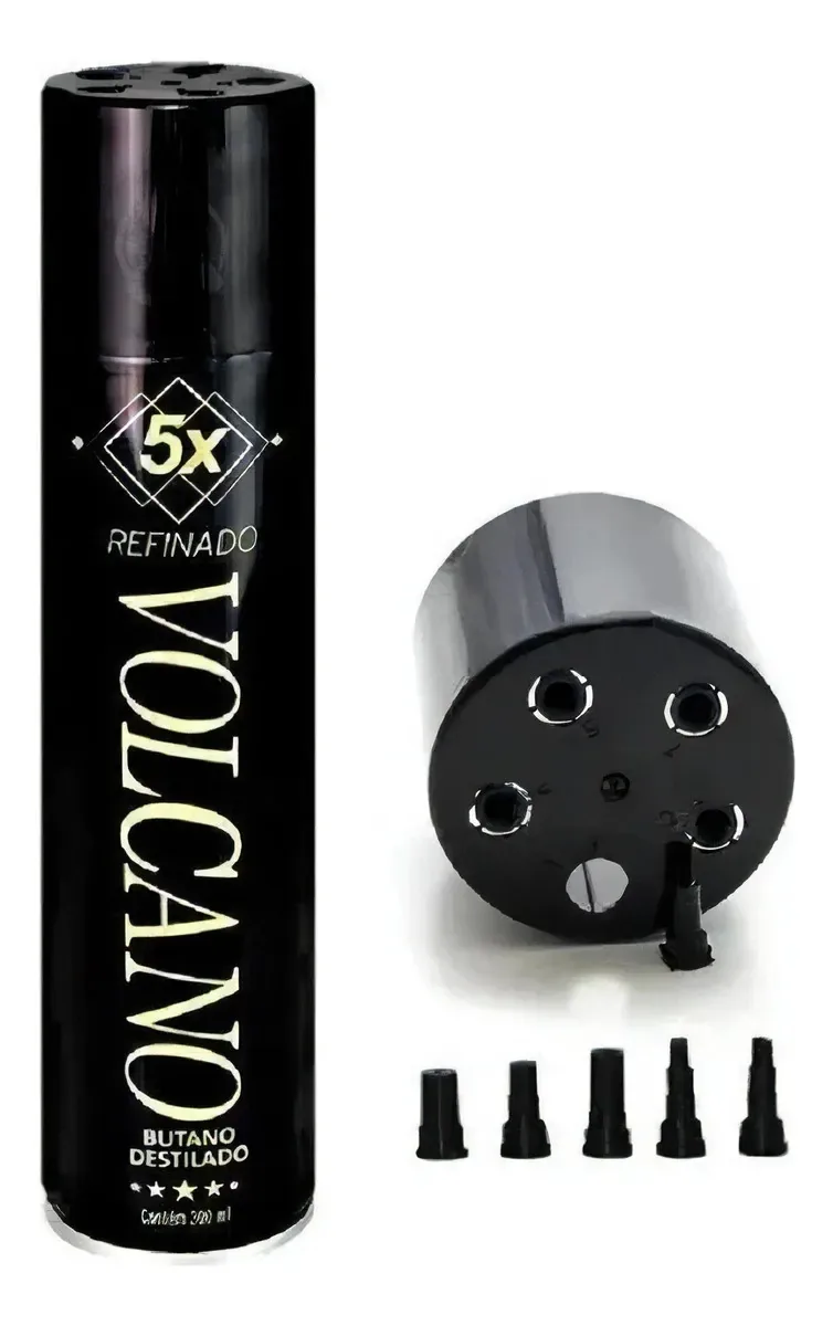 Gas Volcano Para Recarregar Isqueiro 5x Refinado 300 Ml