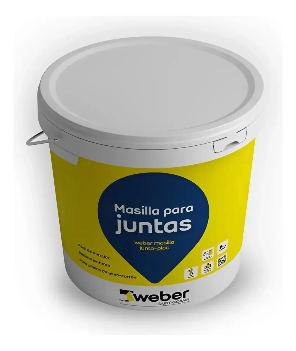 Massa de costura e revestimento Weber Solcrom 6 kg