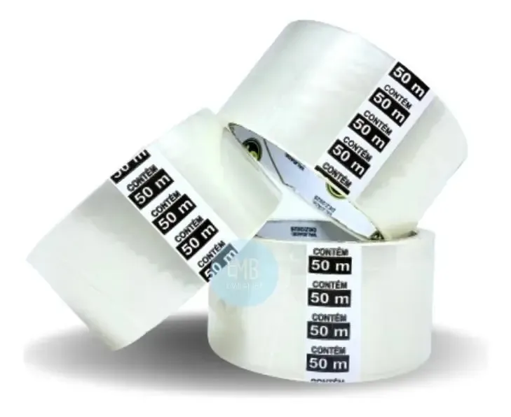 Kit 15 Fitas Adesiva Larga Transparente 45mm X 50 Metros