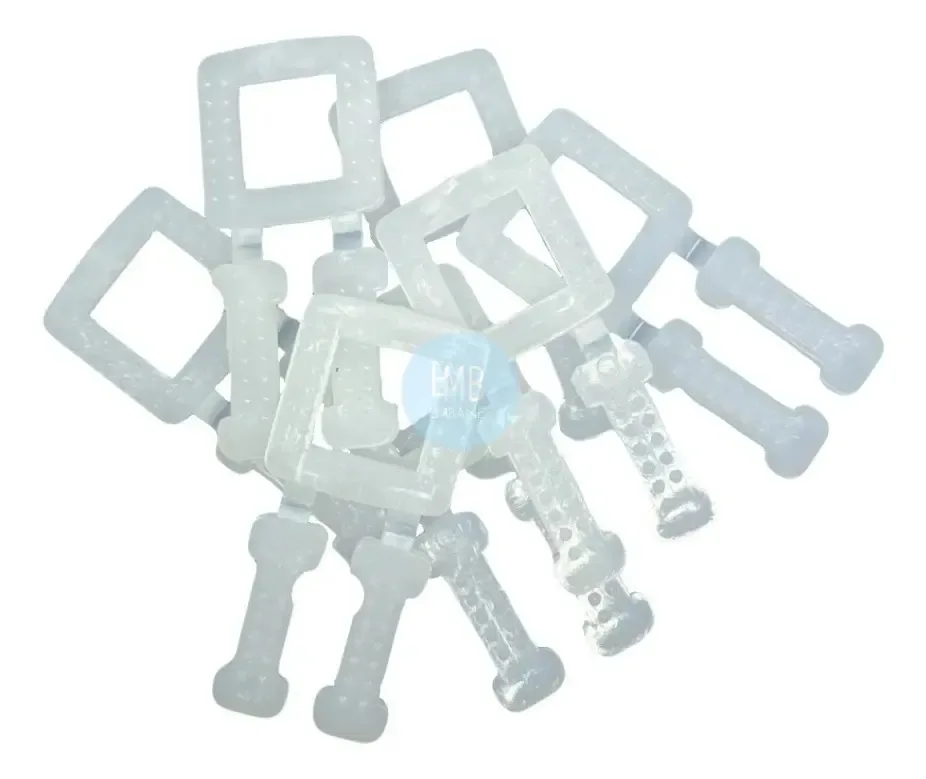 Fivelas Plasticas Para Fita De Arquear 13mm 1000unds