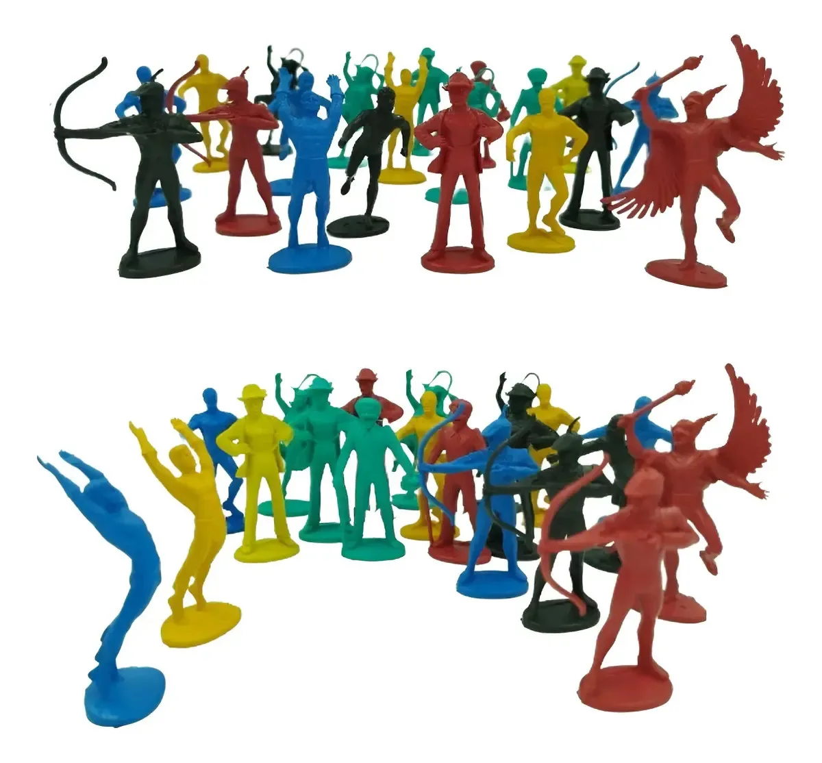 Heróis Miniatura Boneco Soldado Brinquedo Figures 20 Peças Sortidos