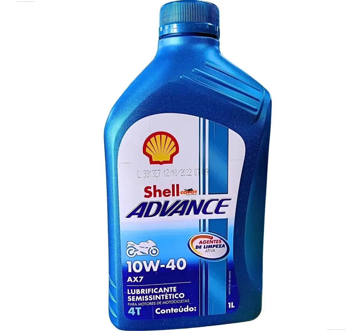 Oleo Motor Shell Advance 10w40 4t Ax7 Semi Sintético