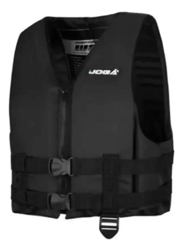 Colete Salva Vidas 130kg Preto Joga Barco Jet Ski Stand Up