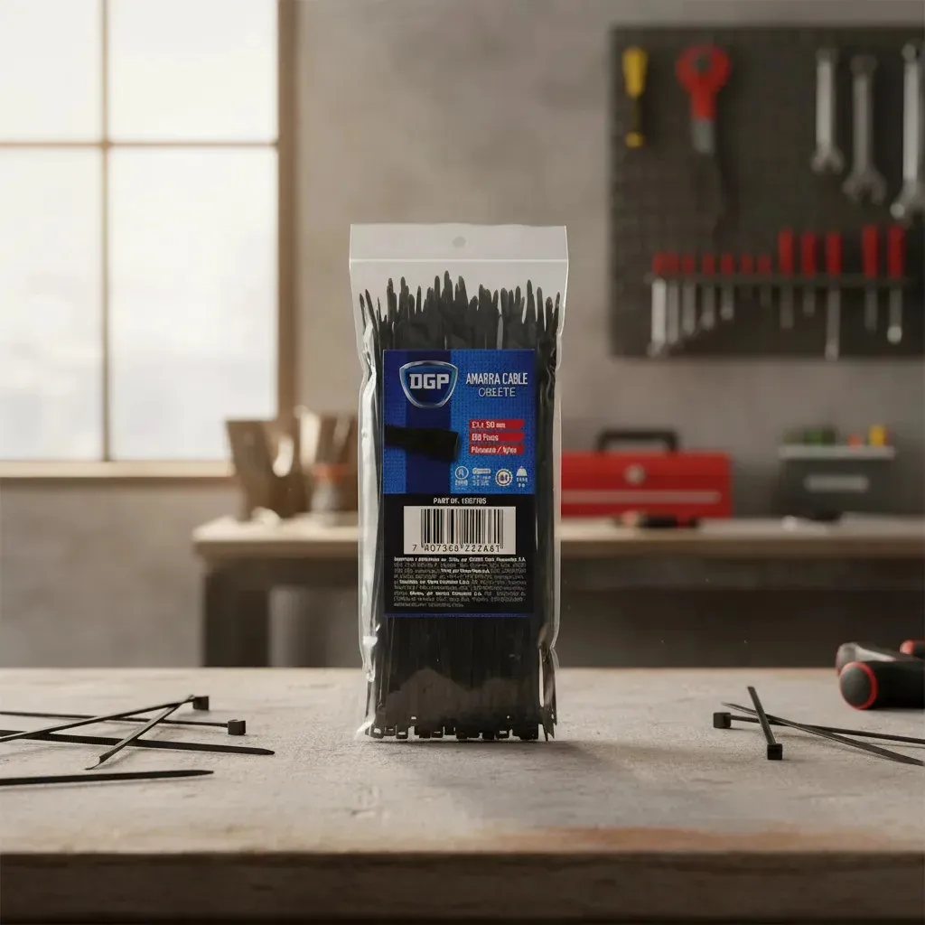 Laços de plástico 2.5x150mm Dgp Black