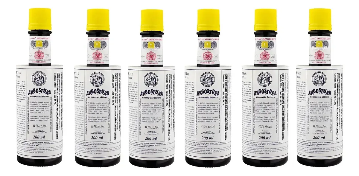Kit Com 06 Unid. Aperitivo Bitter Aromatic Angostura 200ml