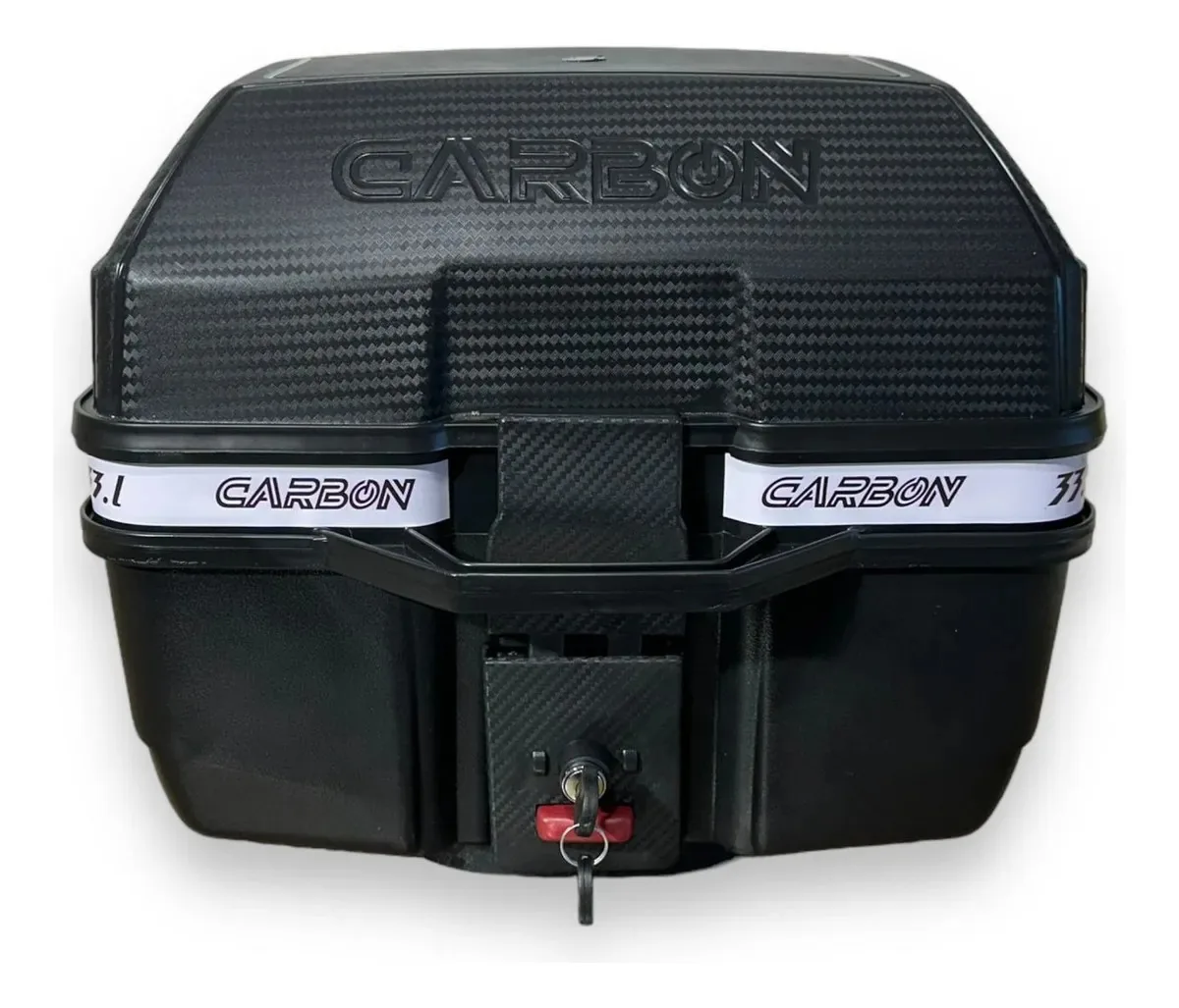 Baú Glider Carbon 33 Litros para Todas as Motos