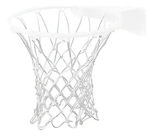 Kit Com 2 Redes De Basquete Em Seda Grossa 8 Mm Branca Blue Diamond Chuá