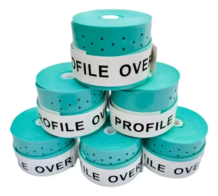 Overgrip Wilson Perfurados 3un Azul Tiffany Ou Cinza