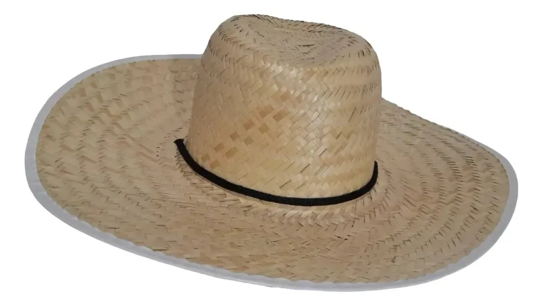 01 Chapéu De Palha Para Surfista - Personalizar Palha Un