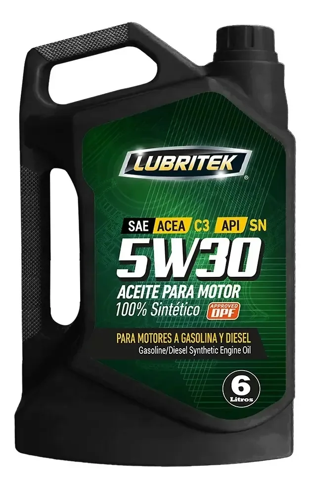 Óleo sintético Lubritek 5w30 6l