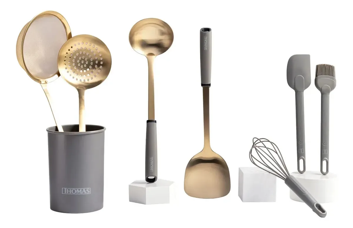 Conjunto de utensílios de aço inoxidável TH-Mut08d
