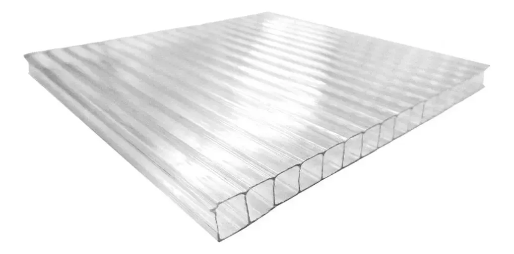 Policarbonato alveolar 2100x2900x8mm Transparente Dvp