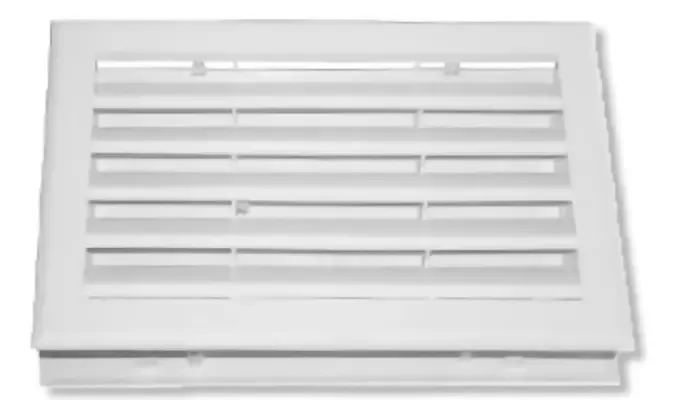 Treliça de ventilação de PVC Beagle 30x20cm branca 25in Dvp White