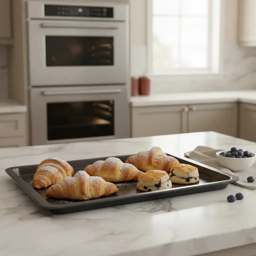 Bandeja de cozimento cinza escuro Antiadh Steel Serving Display