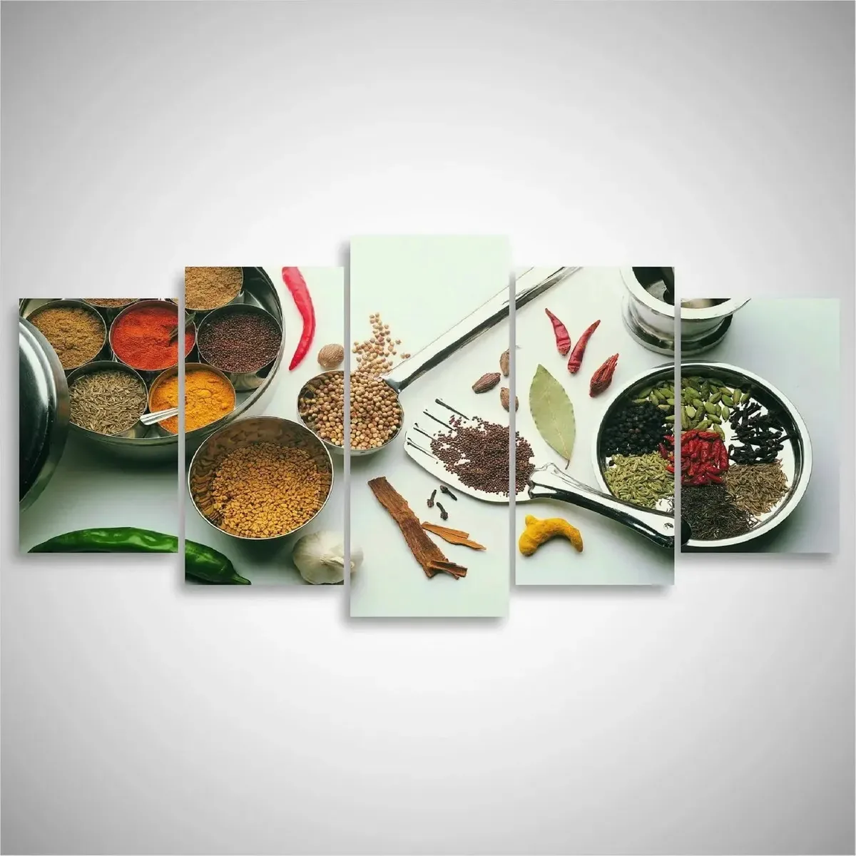 Quadro Decorativo Temperos De Comida Para Restaurantes Mosai