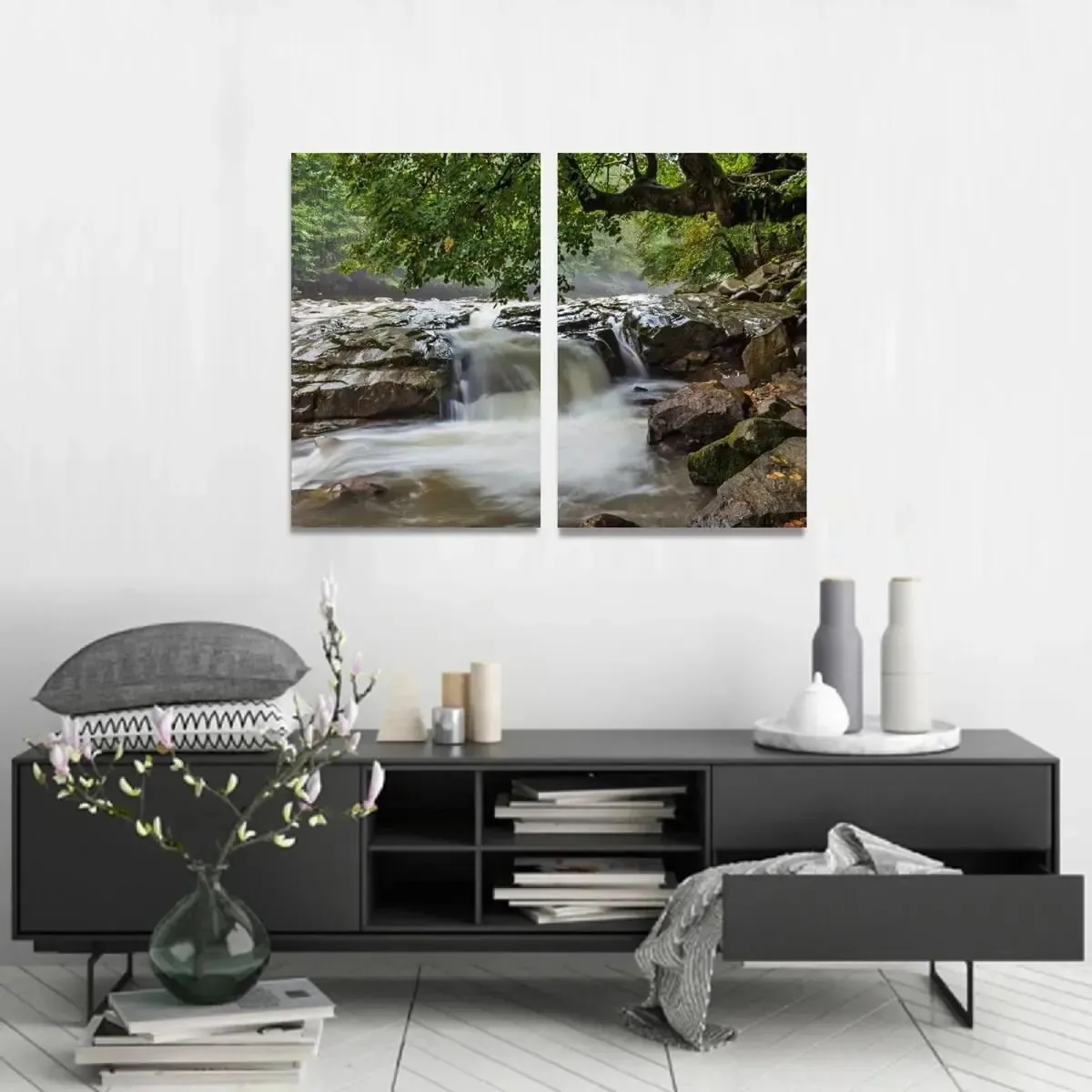 Quadro Decorativo Natureza Cachoeira Paisagem