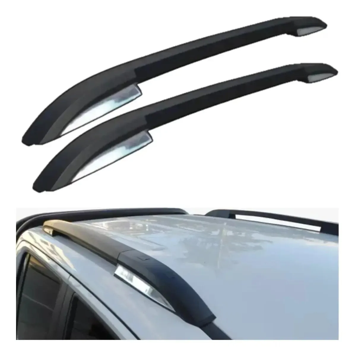 Longarina Rack De Teto Volkswagen Amarok Dupla 2022 Preto
