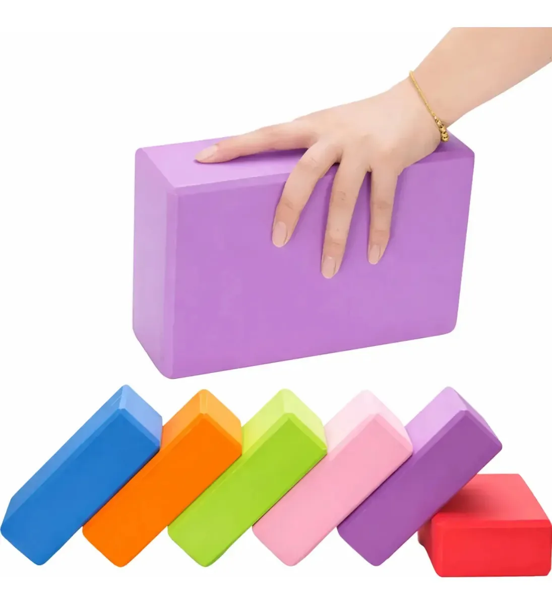 Bloco De Pilates E Ioga Mbfit Bloco De Pilates Verde