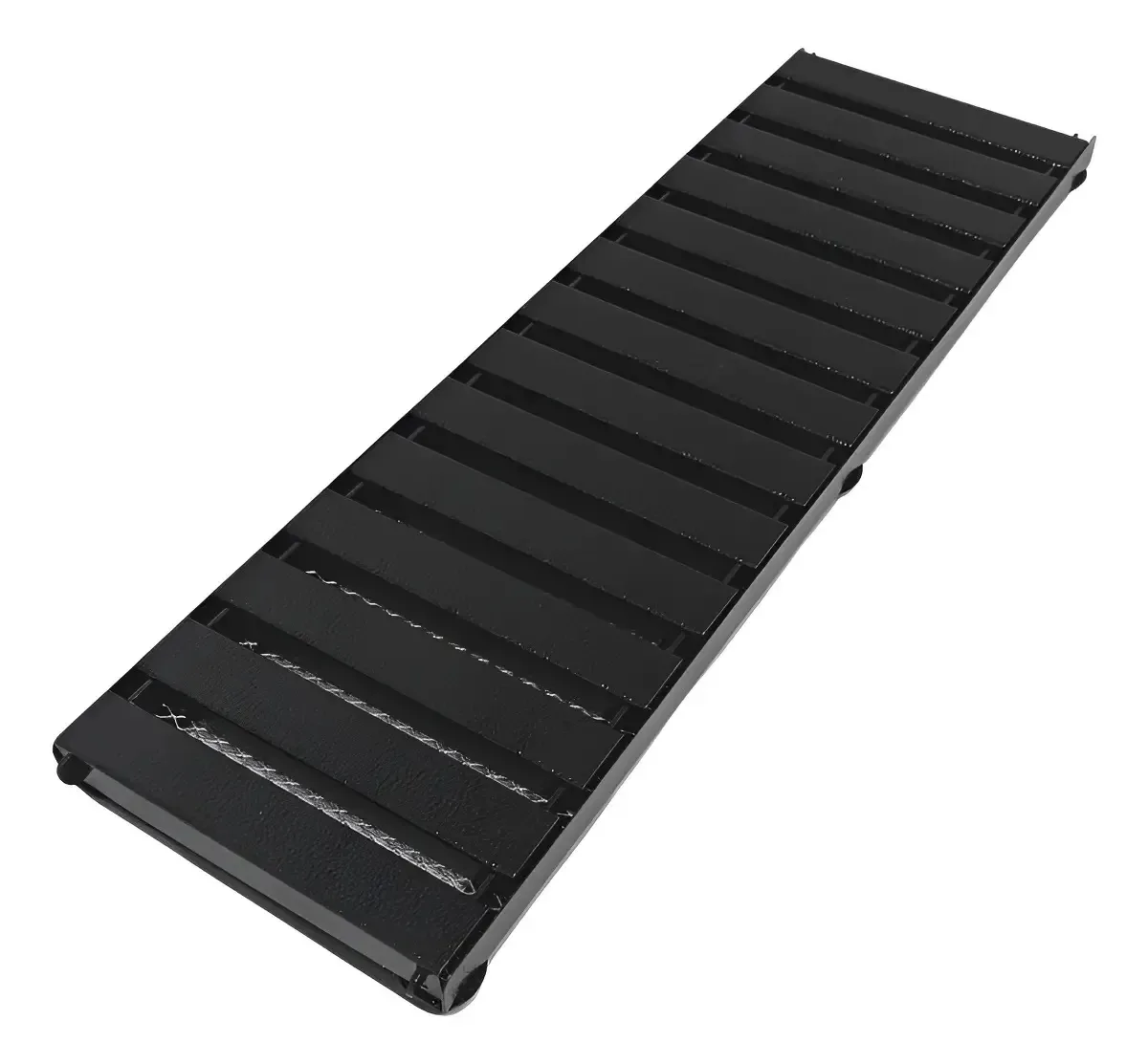 Kit 2 Ralos 15x50 Grelha Preta Acço Carbono - C/tela + Aro