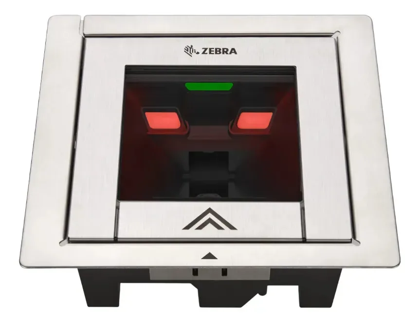 Leitor de código de barras USB omnidirecional bege Zebra ZEB-SP7201-H e código QR