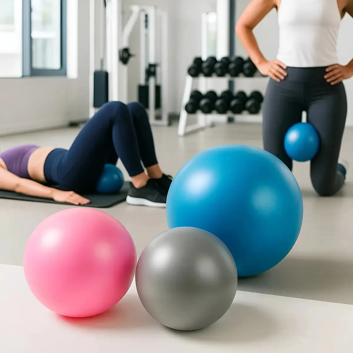 Bola Overball 25cm Pilates Yoga Fisioterapia Fitness