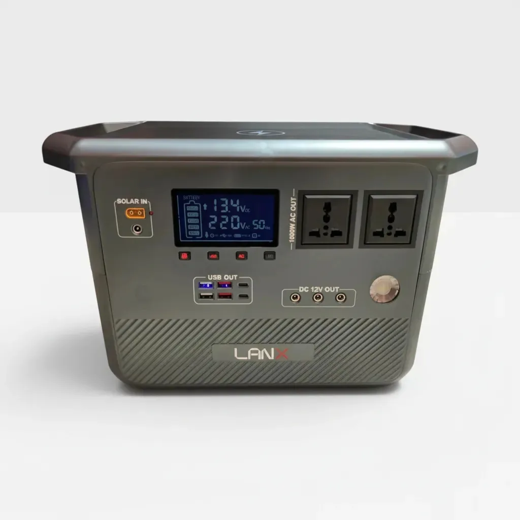 Gerador elétrico de 1000w para estação de energia solar 1536wh