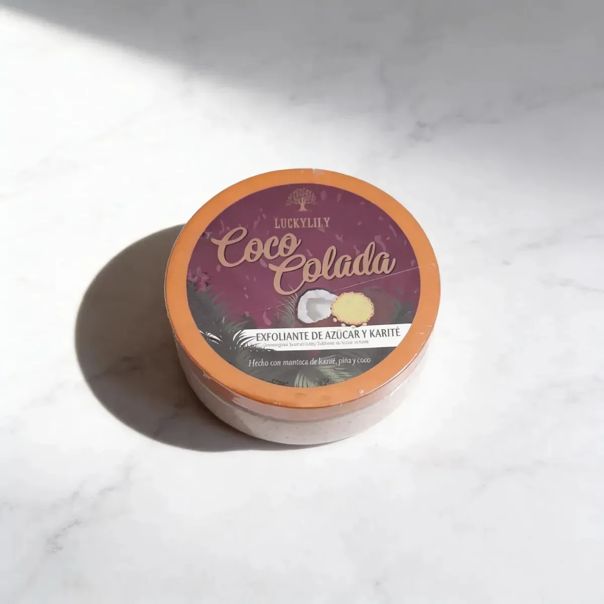 Esfoliante corporal com açúcar e coco karité, Luckylily Coco Colada