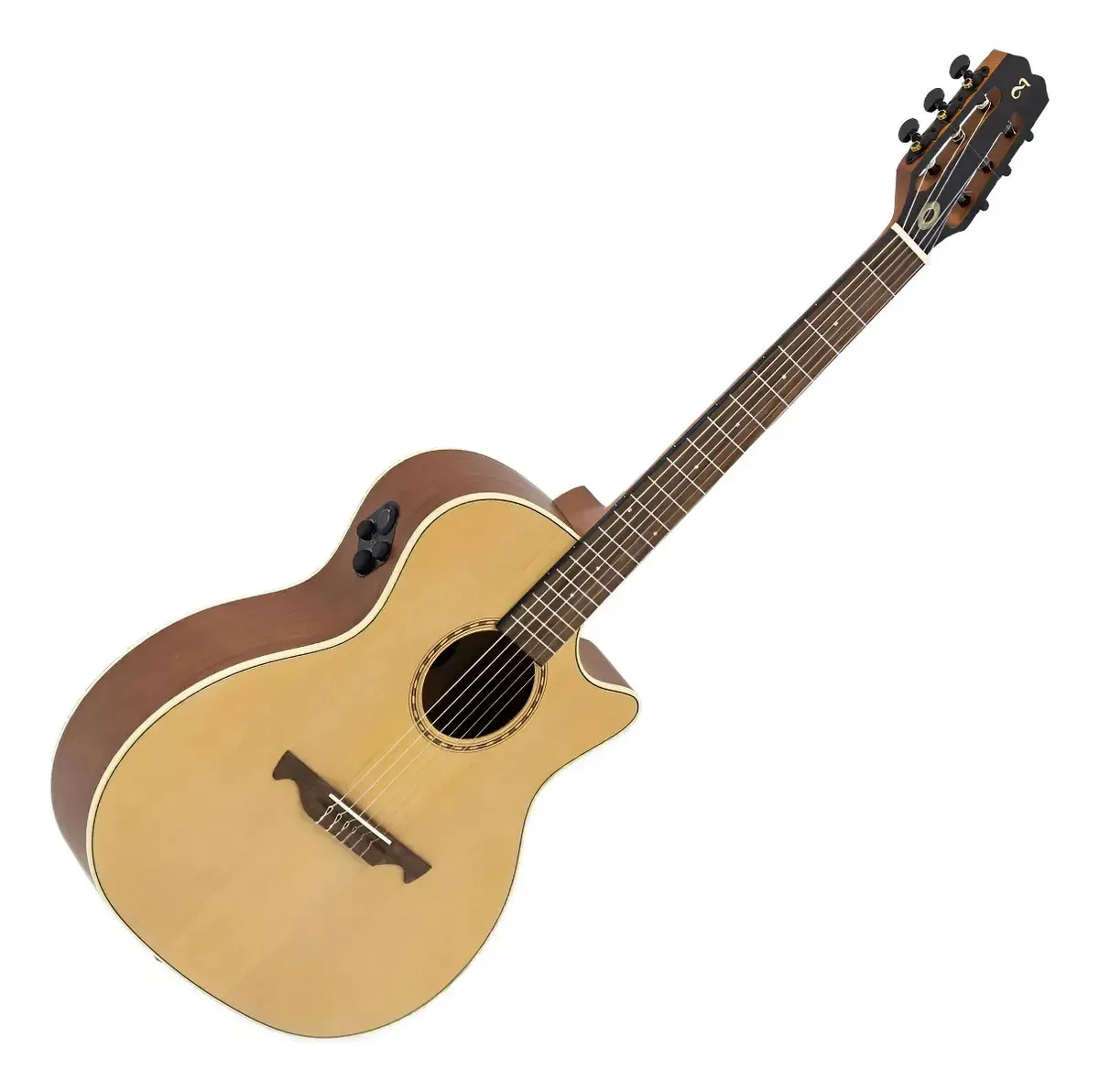 Violão De Nylon Tagima Echos Eq Com Efeitos E Bluetooth Natural Destro