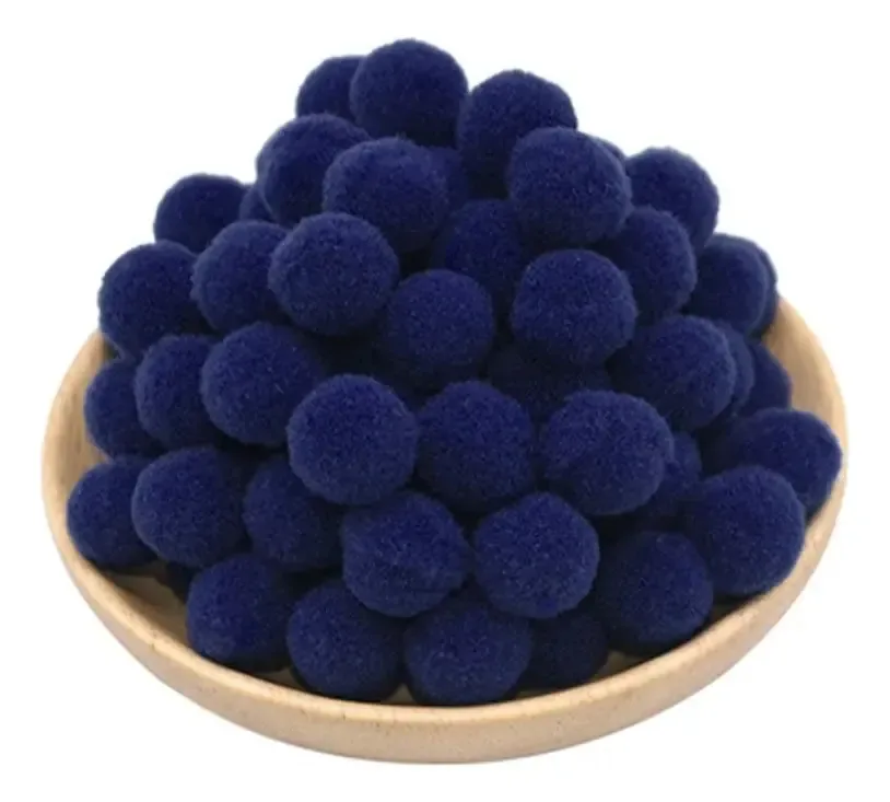 Pompons Roma 1,5cm Color Rosa C/1000 Unidades Cor Marinho 013