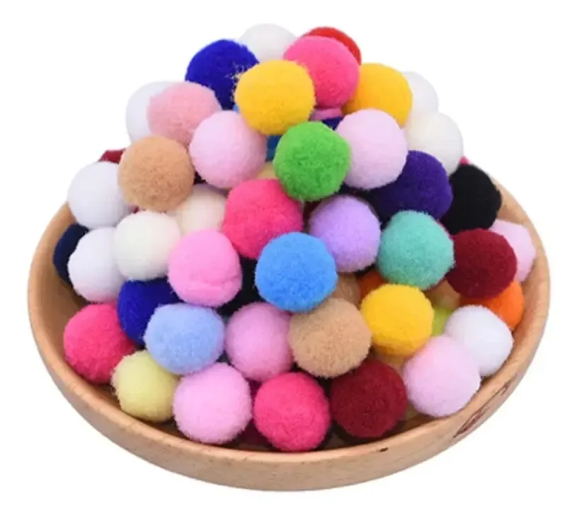 Pompons Roma 1,5cm Color Rosa C/1000 Unidades Cor Sortido Escuro