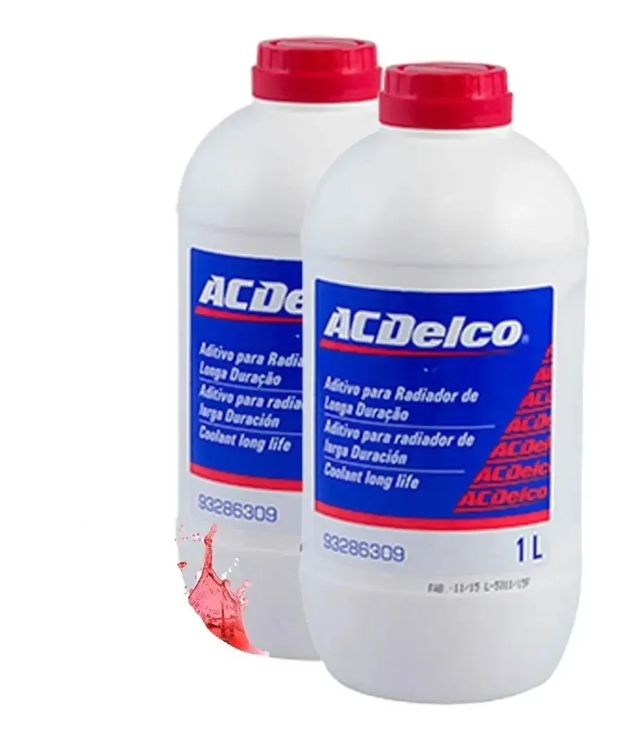 2 Aditivos Radiador Diluido Acdelco Verm Camaro 2011 A 2014