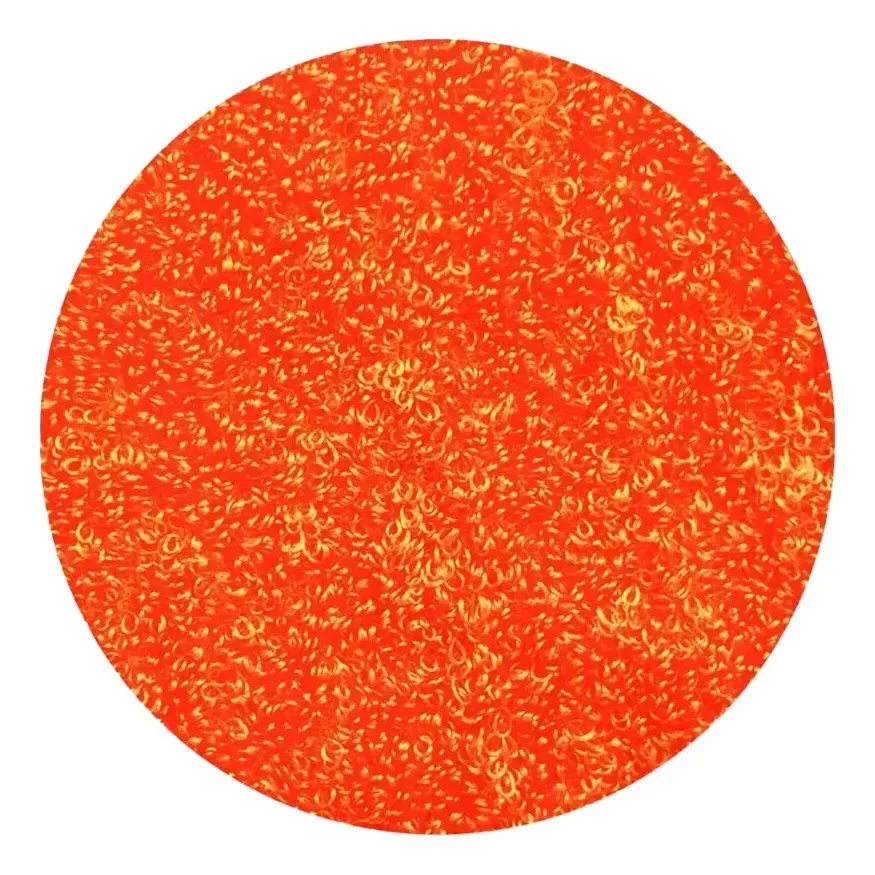 Meia De Seda Bouclê Para Artesanato Laranja