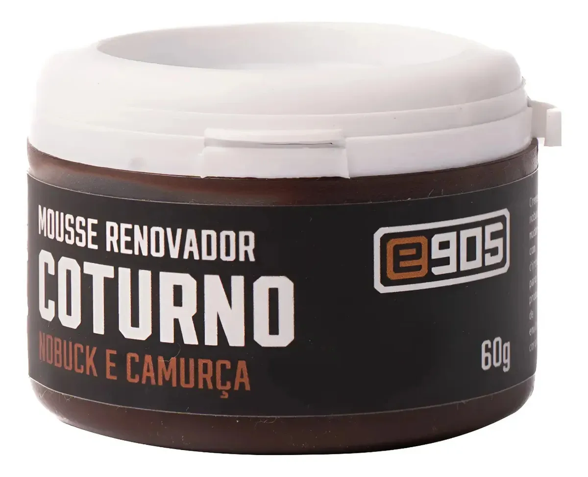 Renovador Mousse 60g Para Bota Tênis Nobuck E Camurça E905 Cor Marrom