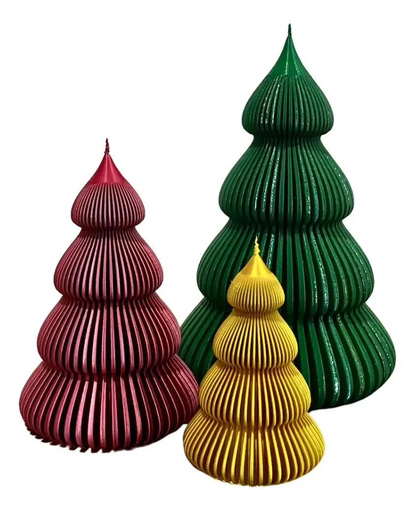 Trio De Árvores De Natal Decorativas Enfeites Natalinos