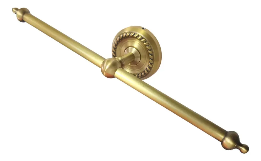 Papeleira Dupla Vintage Bronze Antigo Bronze Antigo