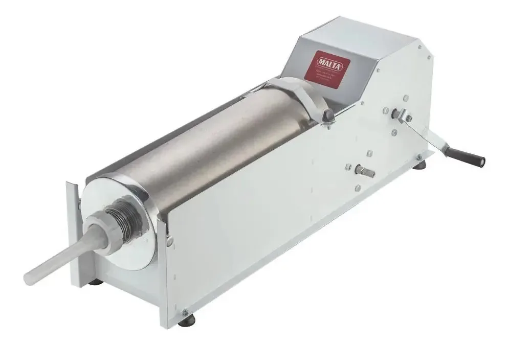 Ensacadeira De Linguiça Embutidos Manual Tubo Inox 10l Malta