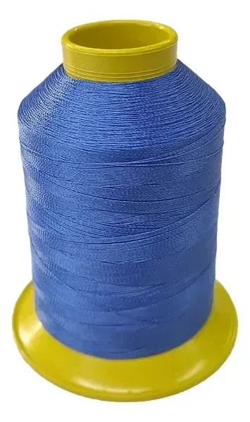 Linha Poliamida Costura N° 60 Extra Forte Cores 80g Azul
