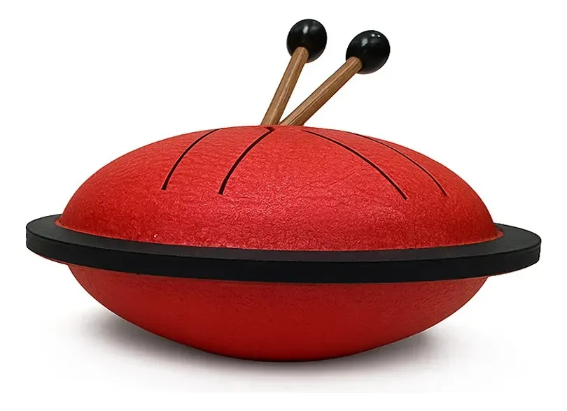 Ovni Drum Tambor De Língua De Aço 6 Notas Meditação Zymo Vermelho