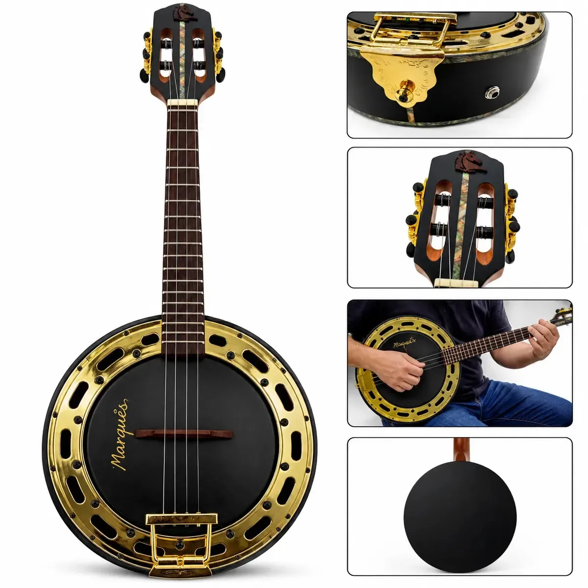 BANJO MARQUES BAJ-224 BK SEL PRETO samba pagode