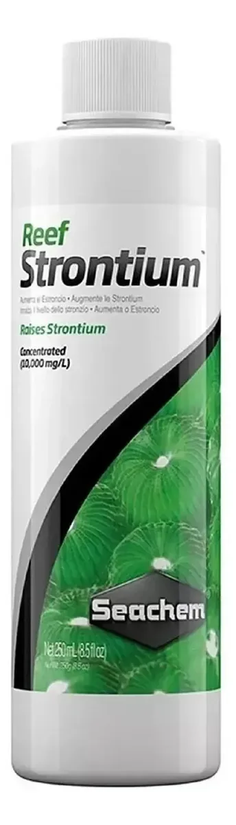 Seachem Reef Strontium 250ml Para Aquário Marinho Coral