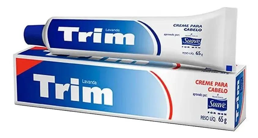 Creme Para Cabelo Trim Lavanda 65g Kit Com 5