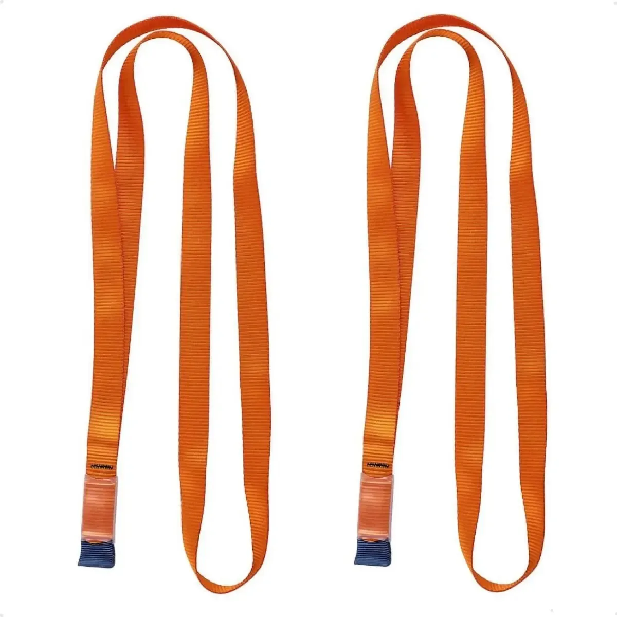 Kit 2 Fita De Ancoragem 25 Kn Anel Olhal Abs 1.2 Mt Top1008 Laranja