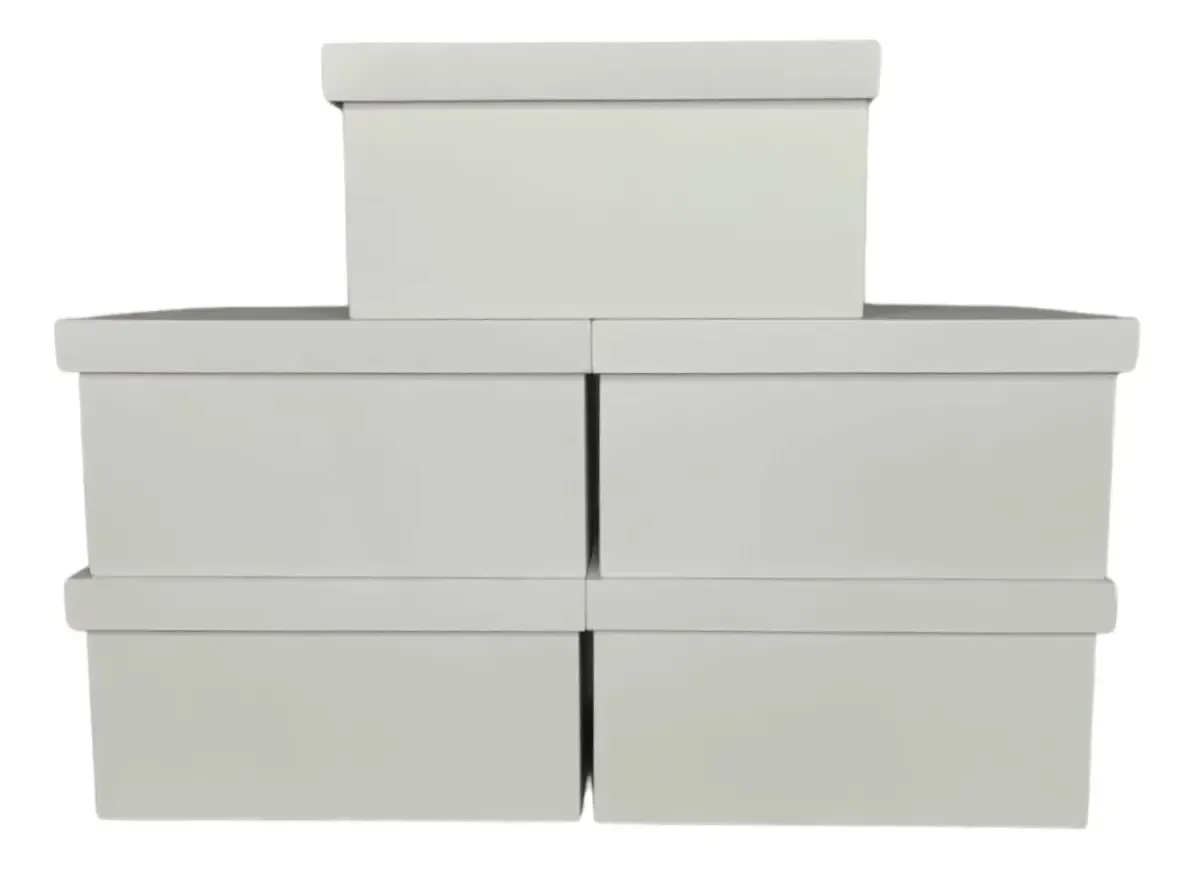 Kit 5 Caixas 100% Mdf Branco Lembrancinha (20x20x10) Branco