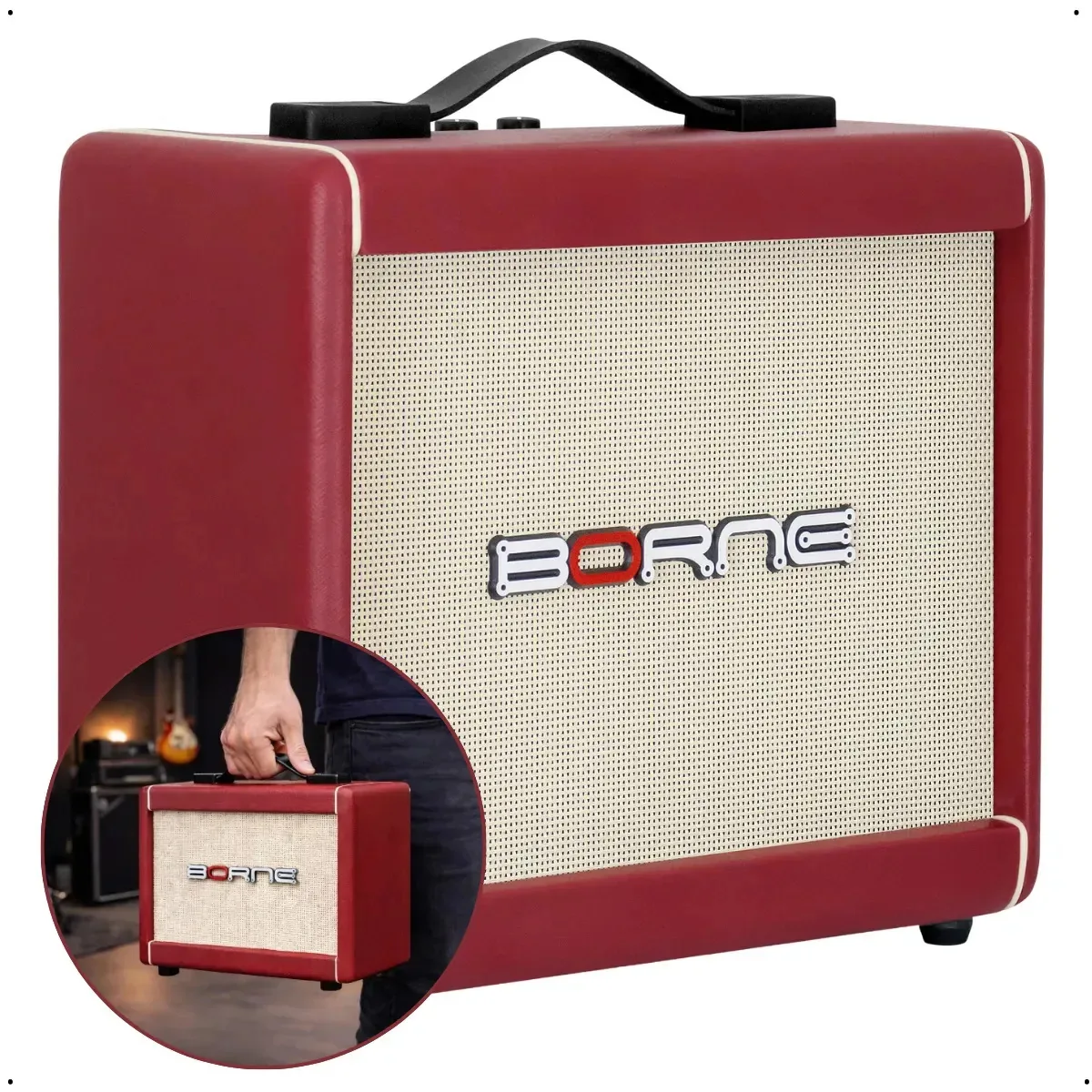 Amplificador Combo Borne F60 para Guitarra, 15W com Distorção e Entrada Aux
