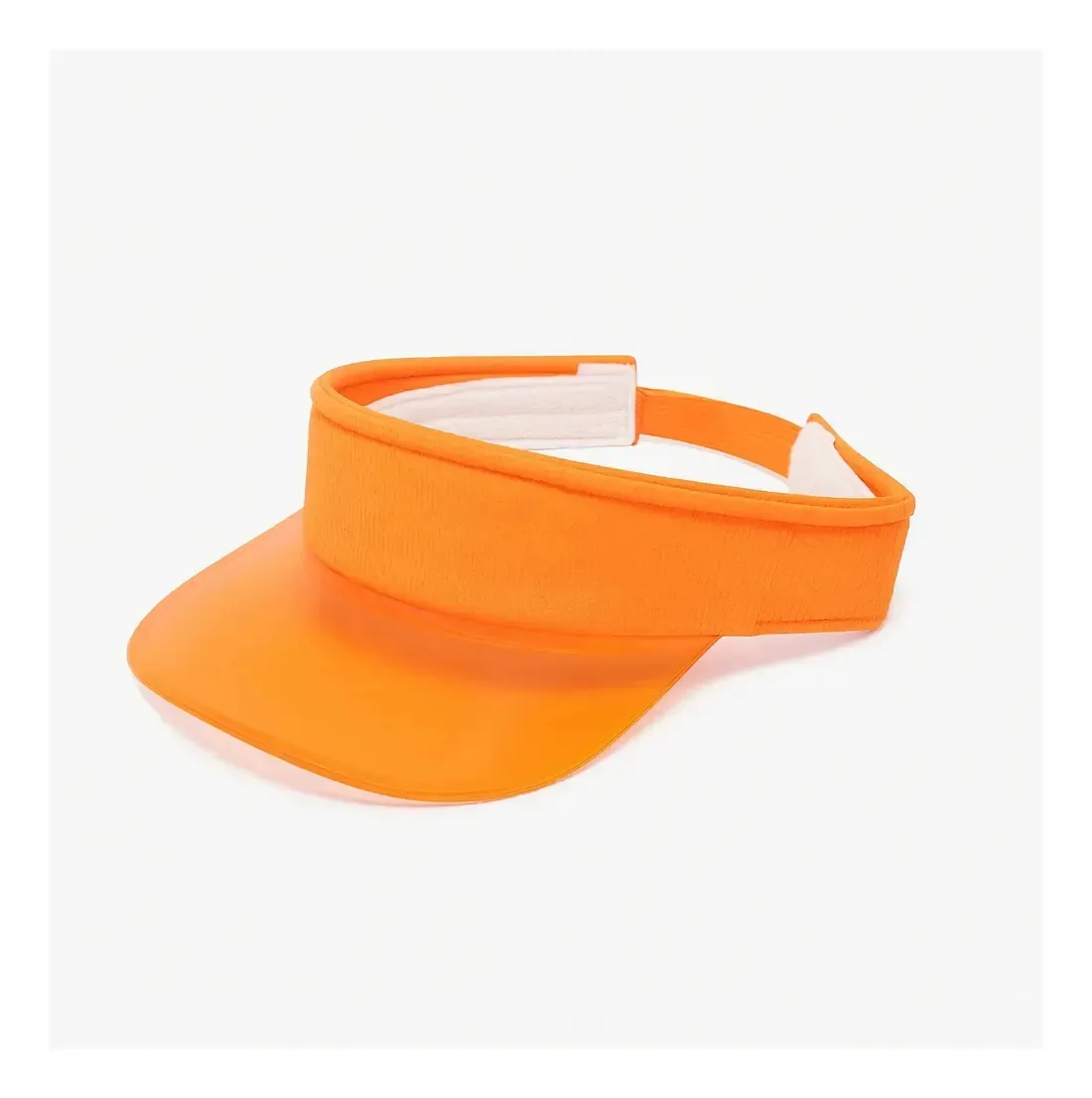 Viseira Esportiva Fitness Corrida Moda Boné Feminino Verão Cor Laranja Tamanho UN